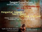 Jangan Lupa Selasa : Hegel tentang Kegilaan