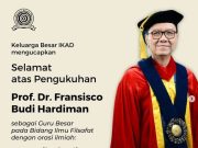 Selamat Atas Pengukuhan Profesor Fransisco Budi Hardiman