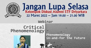 Diskusi JLS : Critical Phenomenology : Phenomenology In and For the Future