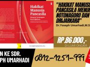 Segera Terbit Buku : Hakikat Manusia Pancasila Menurut Notonagoro dan Drijarkara