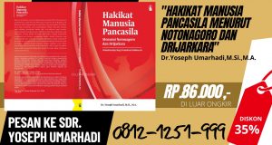 Segera Terbit Buku : Hakikat Manusia Pancasila Menurut Notonagoro dan Drijarkara