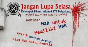 Diskusi JLS : Hak Untuk Memiliki Hak, Kritik Hannah Arendt atas Hak Asasi Manusia