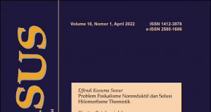 Diskursus Volume 18 No. 1 (2022): Jurnal Filsafat dan Teologi STF Driyarkara