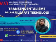 Diskusi Filsafat Transendentalisme dalam Filsafat Teknologi