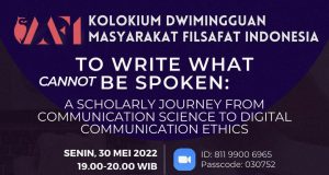 Diskusi Masyarakat Filsafat Indonesia : To Write What Cannot be Spoken