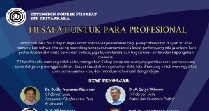 Extension Course Filsafat untuk Profesional