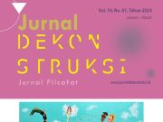 Jurnal Dekonstruksi Terbaru Volume 10, No. 01, Tahun 2024