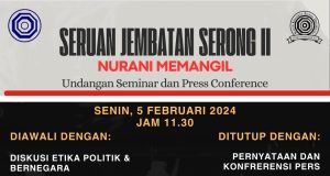 Seruan dari Jembatan Serong untuk Pemilu yang Jurdil