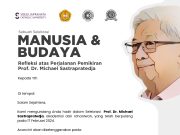 Selebrasi Profesor Michael Sastrapratedja: Menyingkap Pemikiran Tentang “Manusia dan Budaya”