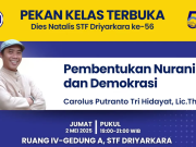 Romo Uut: Demokrasi Bisa Mati Jika Nurani Disingkirkan dari Politik