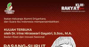 KLIK: Rakyat, Kuliah Terbuka tentang Pasang Surut Kerakyatan