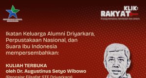Kuliah Terbuka Bersama Romo Setyo Wibowo tentang Demokrasi, Agonisme dan Oposisi Permanen